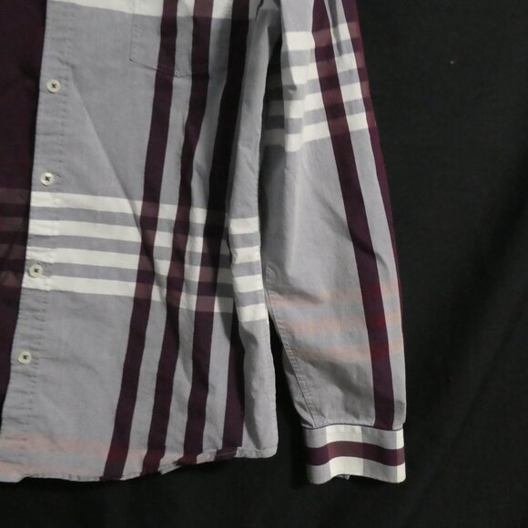 7 DIAMONDS PREMIUM | medium | Plaid Button-Up Closure Casual Shirt W/ Pocket - Picture 8 of 15